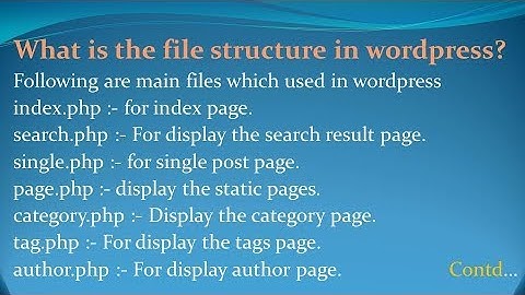 Wordpress Interview Questions and Answers for freshers and experienced– Part 5