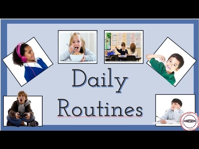 daily routines english language youtube