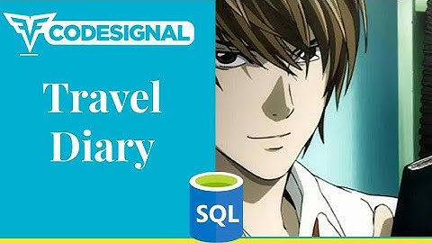 "Travel Diary" - Codesignal #21 - MySQL Solution