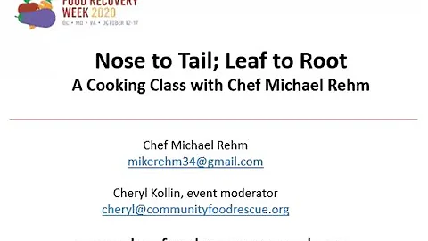 Nose to Tail and Leaf to Root: A Cooking Class wit...