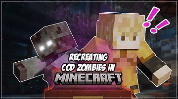 I Recreated Call of Duty Zombies in Minecraft! (Over 1500 Lines of Code!)