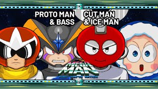 Robot Master Mayhem Day 5 Proto Man Bass vs Cut Man Ice Man