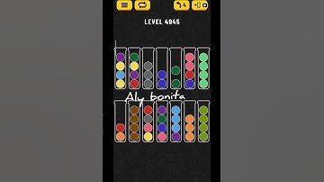ball sort puzzle level 4945