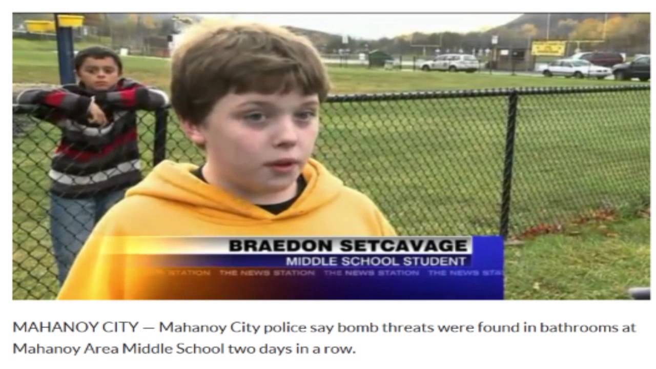 Two Bomb Threats at Mahanoy Area Middle School YouTube