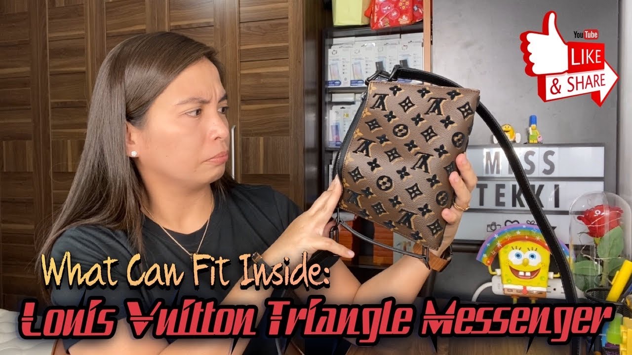 Louis Vuitton Triangle Messenger Bag Unboxing (Miss Tekki Style