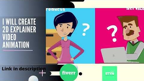 I will create 2d explainer video animation