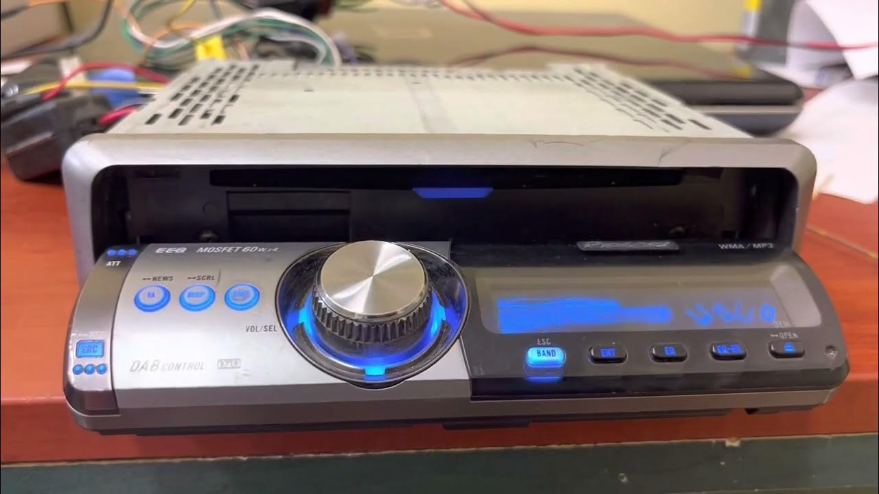 Pioneer dehp80mp test video YouTube