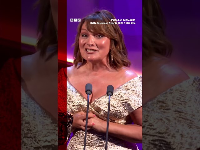Lorraine Kelly has been presented with a BAFTA Special Award. #Lorraine #Baftas #BBCNews