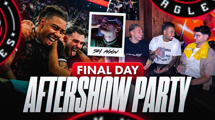 ICON LEAGUE FINALE VLOG!🏆 + AFTERSHOW PARTY mit Eli, Willy & Co🍾