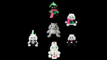 The 7 ralsei plushies #deltarune #ralsei #ralseideltarune #deltarunememes #deltarunememe  #memes