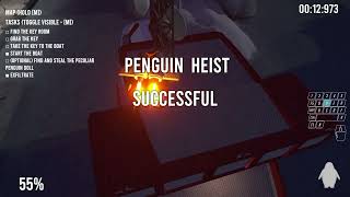 Research Station 12.972 sec Any% Hardcore speedrun | The Greatest Penguin Heist of All Time screenshot 2
