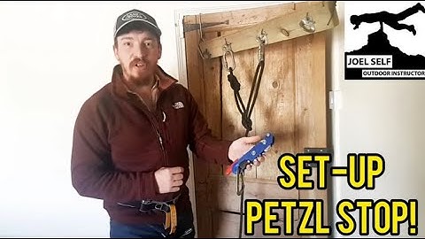 How to set-up a Petzl Stop! (Caving Focus) - A Video by Joel Self - Outdoor Instructor