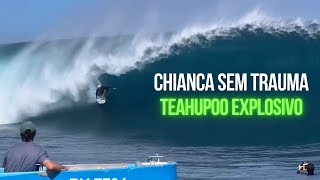 João Chianca traumatizado? Não! Já tá se jogando nas bombas de Teahupoo - Confira sessão bizarra!