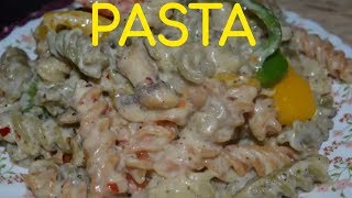 घर मे कैसे पास्ता बनाये | How to make Pasta in White Sauce | পাস্তা কি করে বানাবো। #MakeEasyPasta