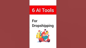 6 AI Tools For Dropshipping #shorts #technology #ai