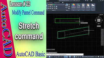 AutoCAD Stretch command. RD CAD