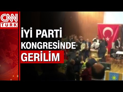 İYİ Parti kongresinde gerilim! Ankara Altındağ'daki kongrede arbede yaşandı