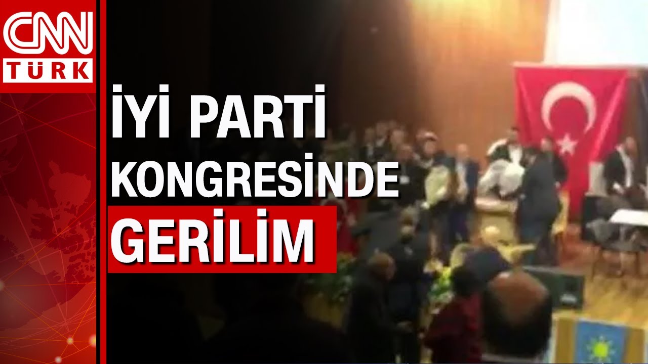 ⁣İYİ Parti kongresinde gerilim! Ankara Altındağ'daki kongrede arbede yaşandı