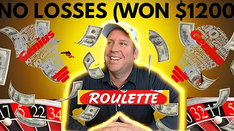 NO LOSSES (WON $1200) I AM SPRINTING TO THE CASINO WITH THIS GENIUS NEW ROULETTE SYSTEM! #best #new