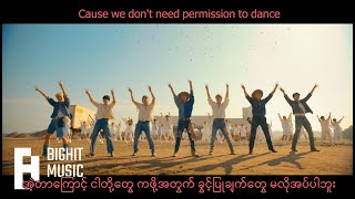 BTS PERMISSION TO DANCE MYANMAR SUB