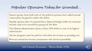 Popular Opinion Takes for Granted… (1994)