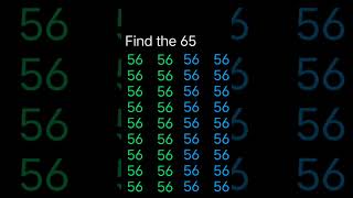 Find The 65 Number