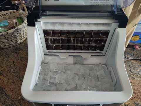 Silonn Countertop Ice Cube Ice Makers, 45lbs Per Day, Auto Self-Cleaning. Review