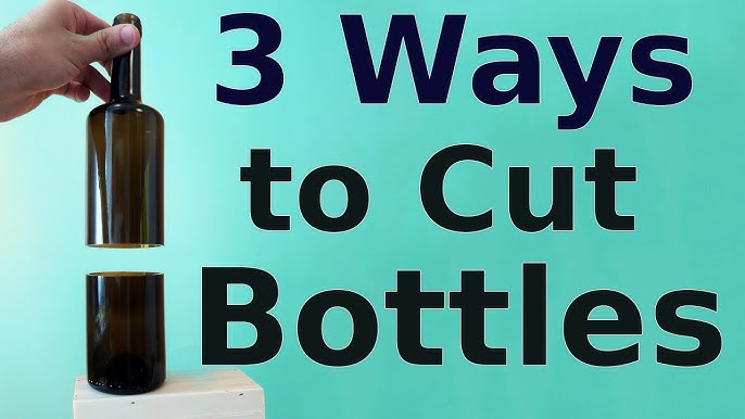 How to Cut Glass Bottles in Half Using Fire and Glass Cutters or  Acetone-Soaked String « The Secret Yumiverse :: WonderHowTo