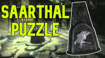 Saarthal First And Second Puzzle Solutions Skyrim