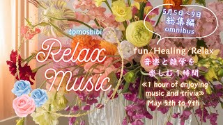 5月5日～9日「総集編」☆のんびりと穏やかにリラックス　May 5th to 9th “Complete Edition” ☆ Relax and relax