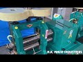 JEWELLERY WIRE &amp; SHEET ROLLING MACHINE (DOUBLE HEAD) | GOLD WIRE ROLLING MACHINE | NK MALVI