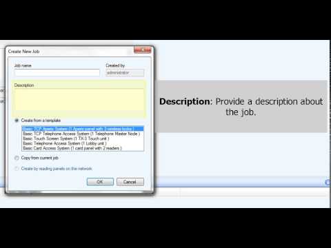 TX3 Configurator - How to Create a Telephone Entry or Access Control Job