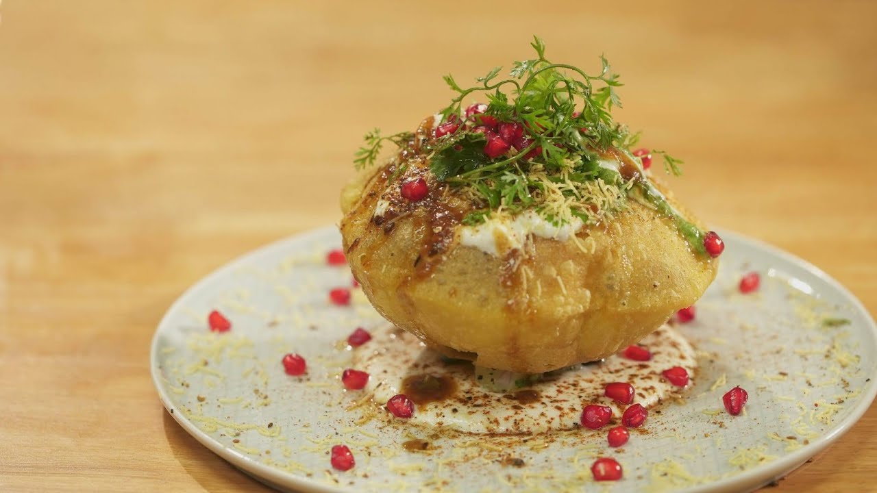 Raj Kachori Chat at home by cook with shabina