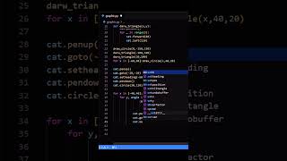 draw a cat Using Python #python #pythonprogramming #drawingtutorial #learningitbd #litbd