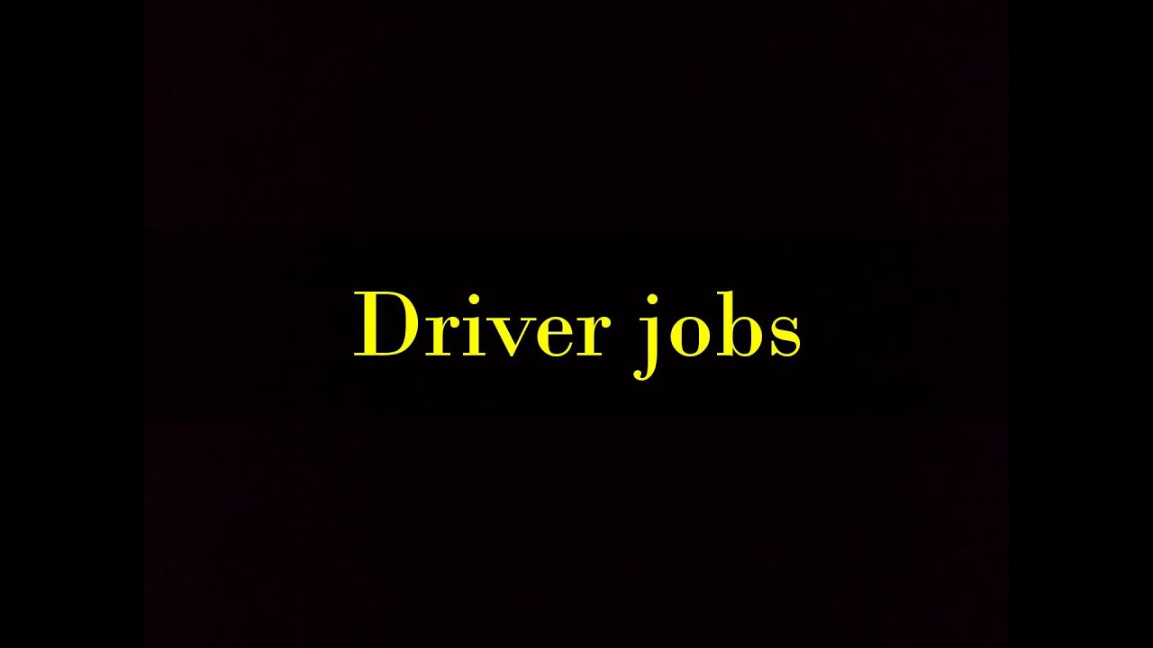 Driver jobs in CanberraQueanbeyan YouTube