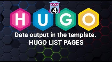 Data output in the template. HUGO LIST PAGES