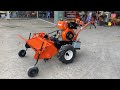 Phát Cỏ Trục Băm Máy Dầu Diesel 12hp | Nông Cơ Nguyễn Văn Châu