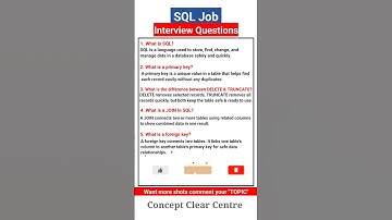 SQL Job Interview Questions and Answers to ace your Dream Job