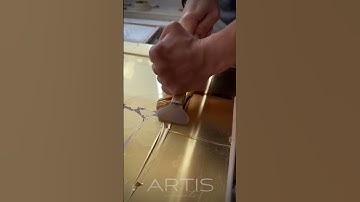 ARTIS Moments: Water-gilding #portable #icon #byzantine #art #24k #watergilding #orthodox