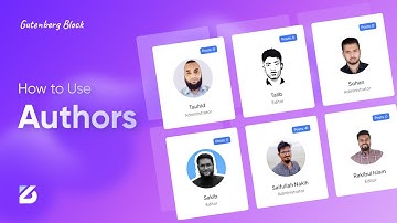 Add Author Box in WordPress with Authors Block Plugin by ZoloBlocks