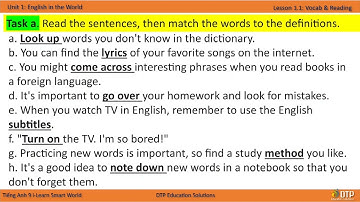 Tiếng anh 9 - sách I learn smart world- Unit 1: English in the world - Lesson 1 - Cô Yên