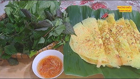 Cách làm Bánh Xèo Miền Tây / Bánh Xèo Củ Hủ dừa đơn giản giòn rụm, thơm ngon với nước có gas