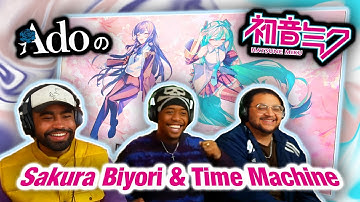 MUSIC PRODUCERS react to ADO - SAKURA BIYORI & TIME MACHINE With HATSUNE MIKU for the First Time