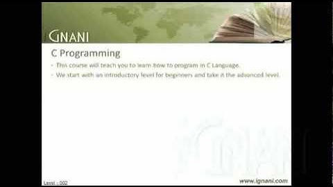 C Programming - Level 002 - V001a
