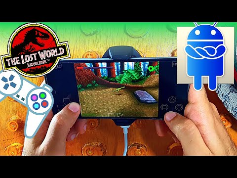 The Lost World Jurassic Park - PS1 Emulator Android Gameplay (ePSXe) - APK For Mobile - 2022