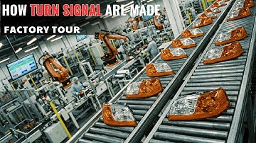 Inside an Auto Parts Factory: How Car TURN SIGNAL Are Made