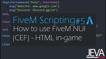 FiveM Scripting 5 -  How to use FiveM NUI (CEF)