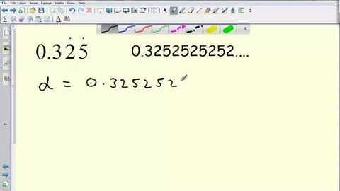 Converting Recurring Decimals to Fractions part 2