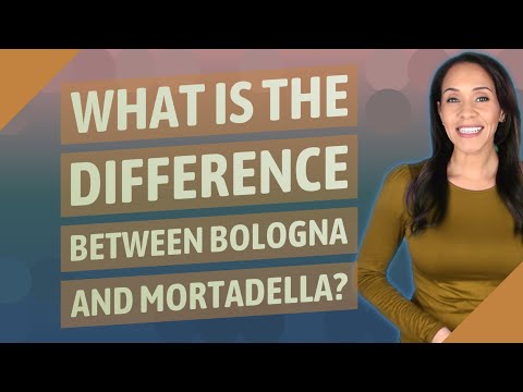 What is the difference between Bologna and mortadella?