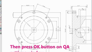 Export ballooned data to customized inspection report EXCEL in QA-CAD [1080p HD]